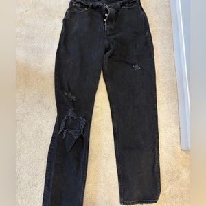Abercrombie high rise  dad jeans - curve love size 8L